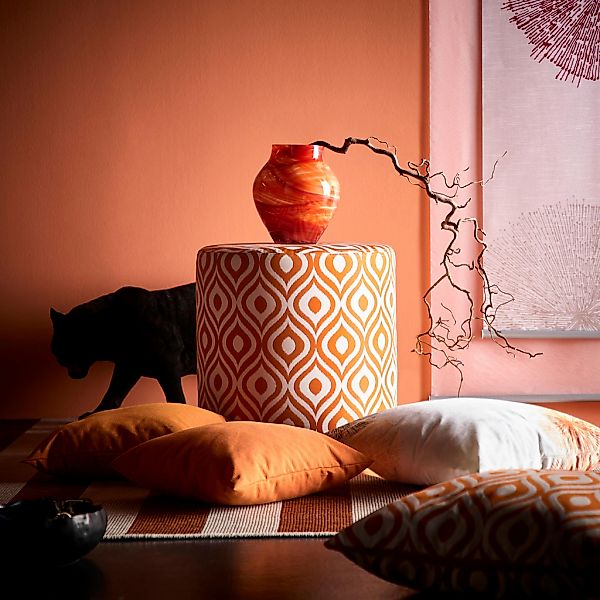HOME Wohnideen Kissen   ¦ orange ¦ Maße (cm): B: 40 H: 40 Dekokissen & Deck günstig online kaufen
