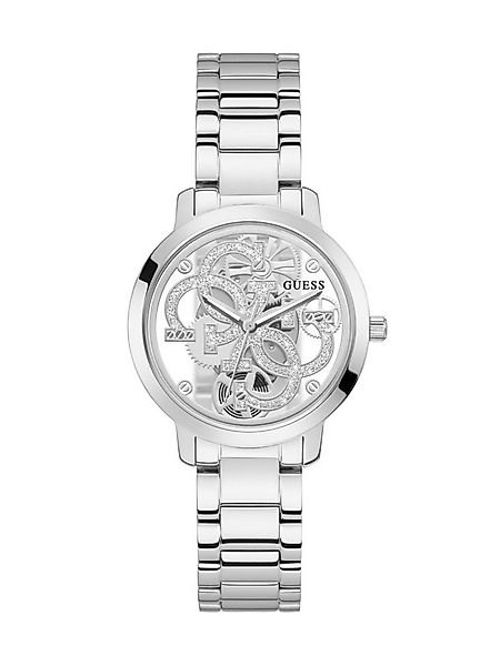 Guess Quarzuhr GT QUATTRO CLEAR, (1-tlg), Quarz-Analoguhr günstig online kaufen