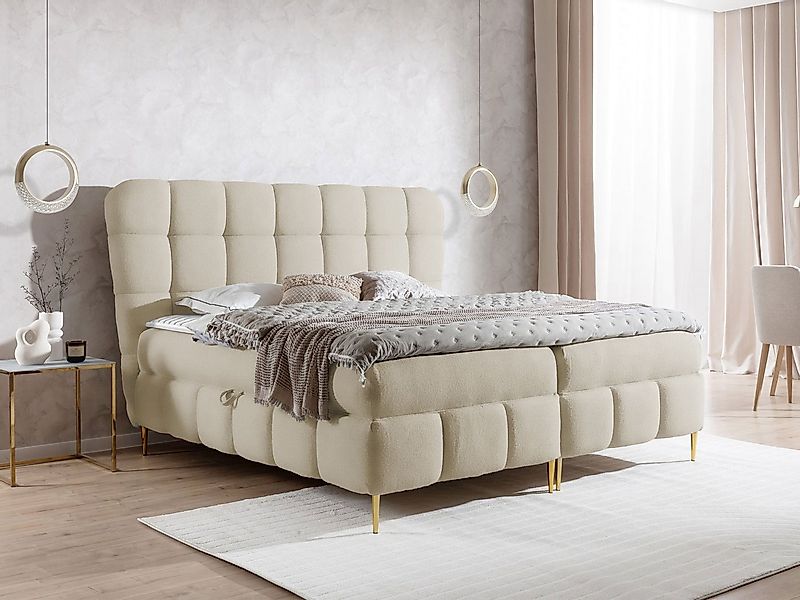 MIRJAN24 Boxspringbett Lolly (mit zwei Bettkästen), Bonellfederkern, 120/14 günstig online kaufen