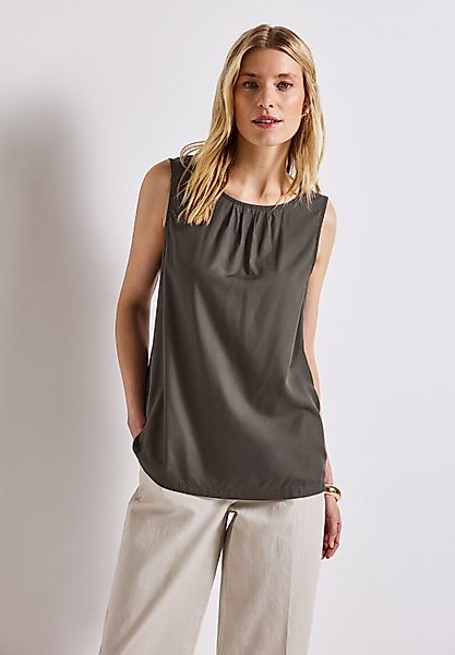 STREET ONE Blusentop mit Raffung günstig online kaufen