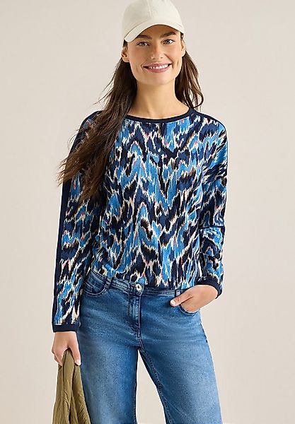 CECIL Langarmshirt mit Tape Detail am Ärmel günstig online kaufen