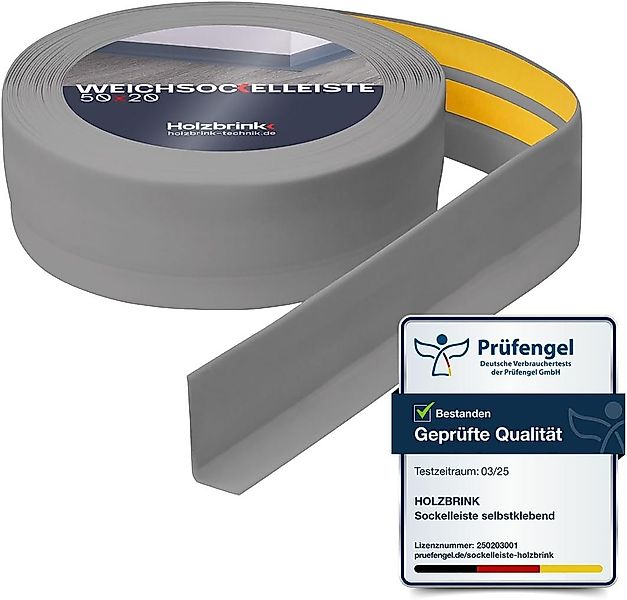 HOLZBRINK Sockelleiste HOLZBRINK selbstklebend PVC 50x20mm, 1 m, L: 100 cm, günstig online kaufen