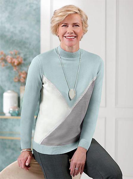 Classic Stehkragenpullover "Pullover" günstig online kaufen