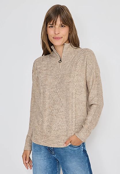 Cecil Strickpullover mit Strick-Detail günstig online kaufen