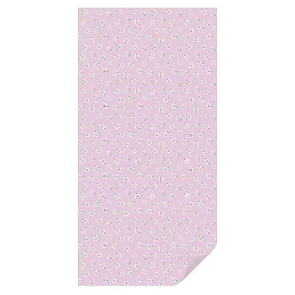 Tulup Buntglasfolie Blumenmuster Buntglas Fensterfolie 50x100 cm Rosa Sicht günstig online kaufen