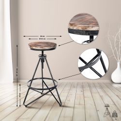 CLP Barhocker Karla (2er Set, 2 günstig online kaufen