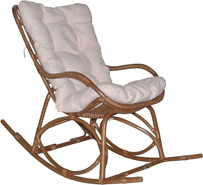 HOFMANN LIVING AND MORE Schaukelsessel 1 Stk. tlg. Handgeflochten günstig online kaufen