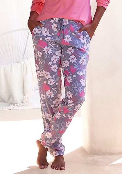 Vivance Dreams Pyjamahose mit schönem Alloverdruck günstig online kaufen