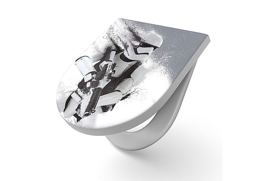 DEQORI WC-Sitz 'Star Wars Storm Trooper', WC Toilettensitz bedruckt Klobril günstig online kaufen