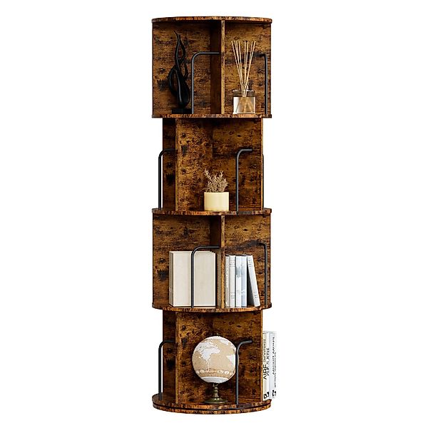 Oak&Tea Bücherregal Bücherregal drehbar mit 4 günstig online kaufen