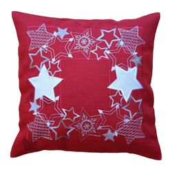 texpot Kissenhülle Stickerei Stern Kissenbezug Weihnachten günstig online kaufen