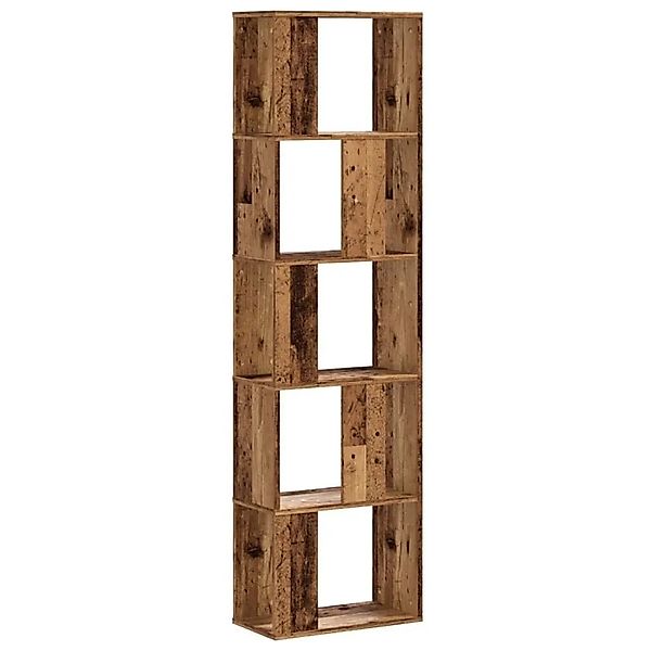 vidaXL Bücherregal 5 Böden Altholz 45x23,5x162,5 cm Holzwerkstoff 852787 günstig online kaufen