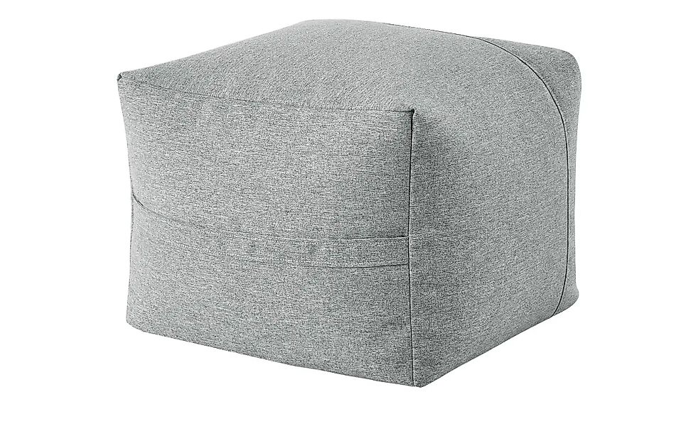 Hocker  Fiete ¦ grau ¦ Maße (cm): B: 50 H: 44 Polstermöbel > Hocker > Sitzs günstig online kaufen