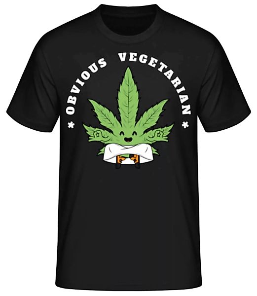 Obvious Vegetarian Weed · Männer Basic T-Shirt günstig online kaufen