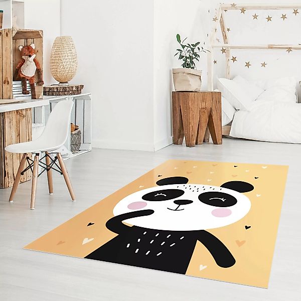 Vinyl-Teppich Der glückliche Panda günstig online kaufen