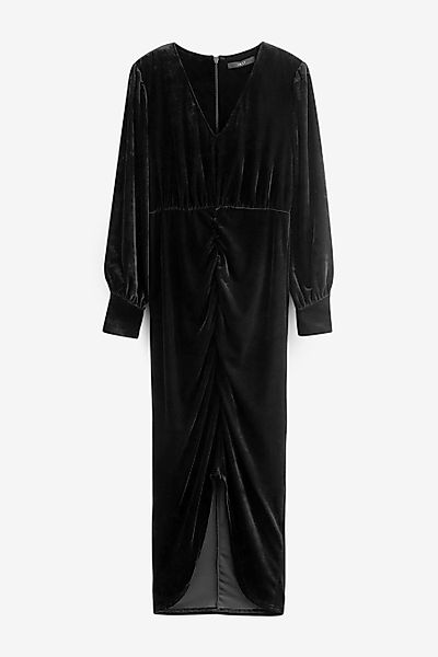 Next Samtkleid Midikleid aus Samt, Petite-Größe günstig online kaufen