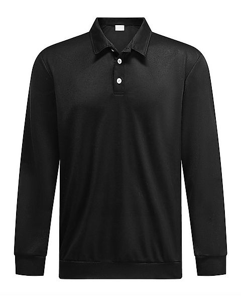 Allthemen Poloshirt Regular Fit Langarm-Poloshirt mit Polokragen günstig online kaufen