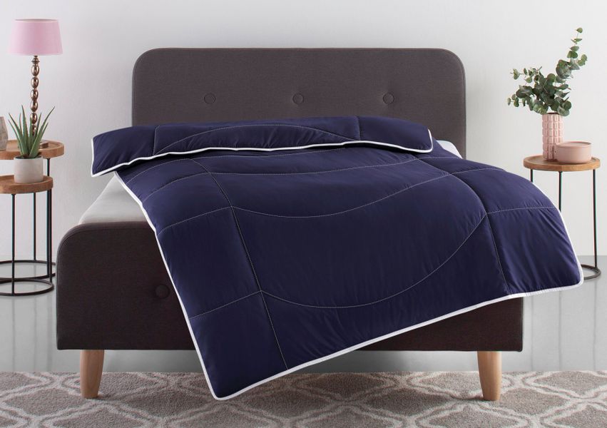 my home Microfaserbettdecke "Microlux, Bettdecke 135x200 cm, 155x220 cm, 20 günstig online kaufen