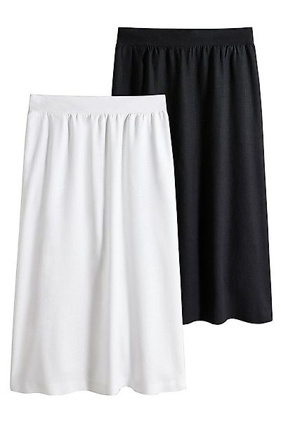 The Set Maxirock The Set Maxiröcke mit Leinenanteil, 2er-Pack (2-tlg) günstig online kaufen