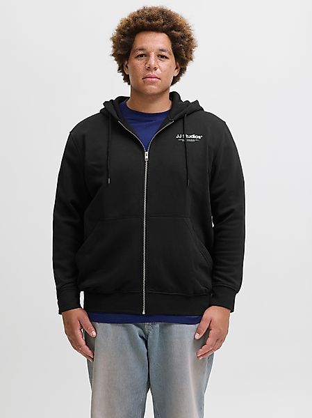 Jack&Jones Kapuzenjacke aus Baumwollmischung Farbe schwarz Größe: 3XL günstig online kaufen
