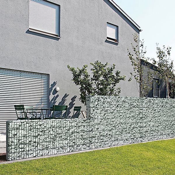 Alberts Gabionenzaun "Cluster-Gabionen Anbauset", anthrazit, 2 m breit, ver günstig online kaufen