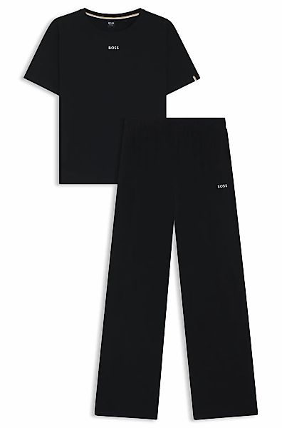 BOSS Schlafanzug "CI Short Set", (2 tlg.), zweifarbig, Rundhals günstig online kaufen