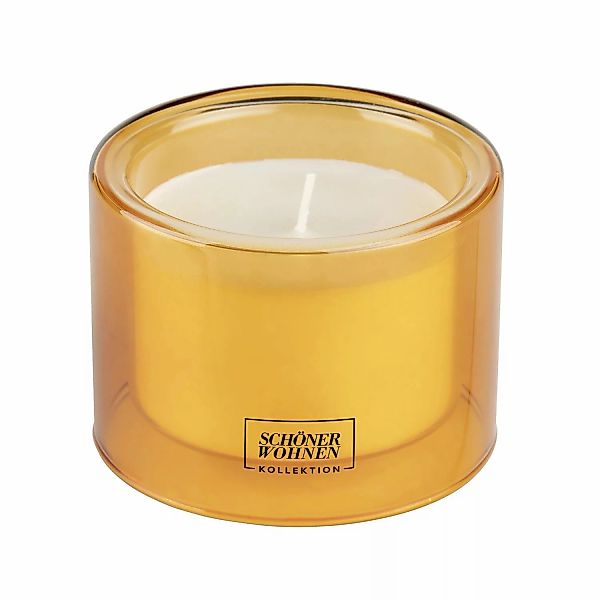 Schöner Wohnen Duftkerze M Vanilla im Glas Orange Ø 9,5 cm x 7 cm günstig online kaufen