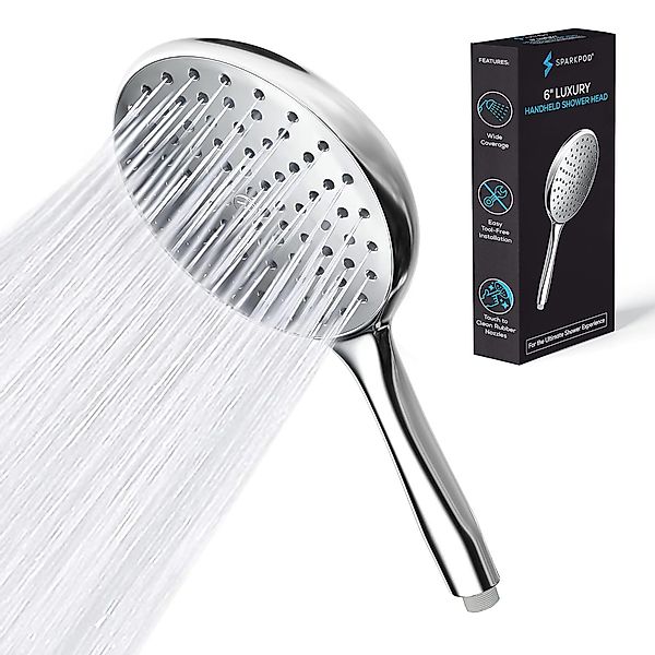 sparkpod Handbrause XXL Regendusche Hochdruck Handbrause günstig online kaufen