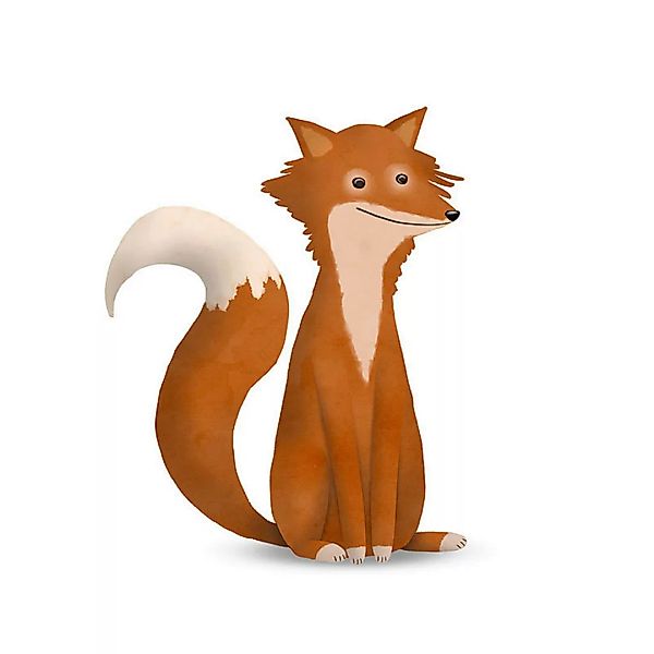 Komar Wandbild Cute Animal Fox Tiere B/L: ca. 40x50 cm günstig online kaufen
