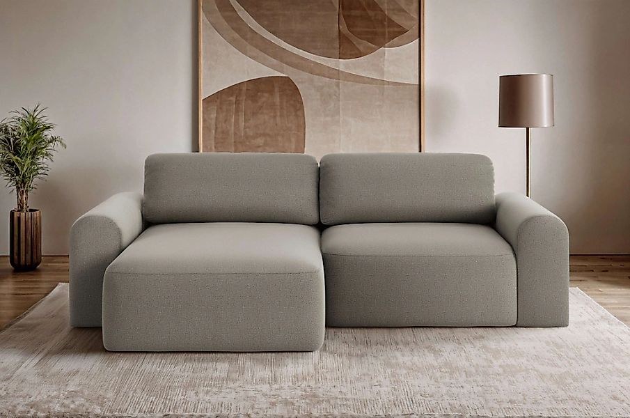OTTO home Ecksofa "LEOO universell Schlafsofa mit Bettkasten, Maße B/T/H: 2 günstig online kaufen