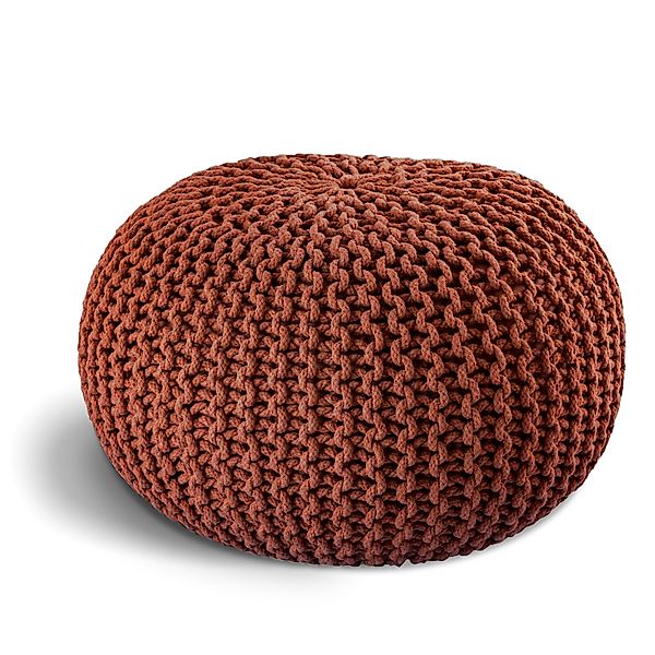 ELYFLAIR Pouf ELYFLAIR® Handgestrickter Pouf aus günstig online kaufen