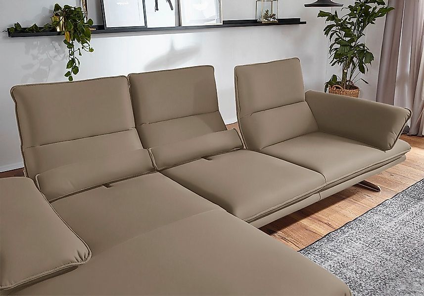 W.SCHILLIG Ecksofa »broadway, Designsofa mit tollem Sitzkomfort, L-Form«, S günstig online kaufen