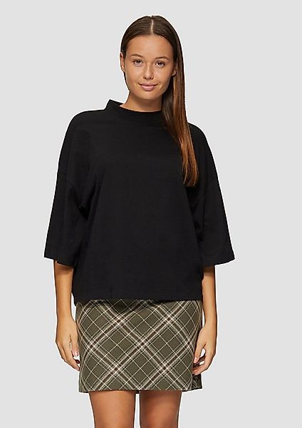 s.Oliver Kurzarmshirt T-Shirt Oversized T-Shirt mit überschnittenen Schulte günstig online kaufen