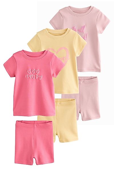 Next Pyjama Kurzer Pyjama 100 % Baumwolle, günstig online kaufen