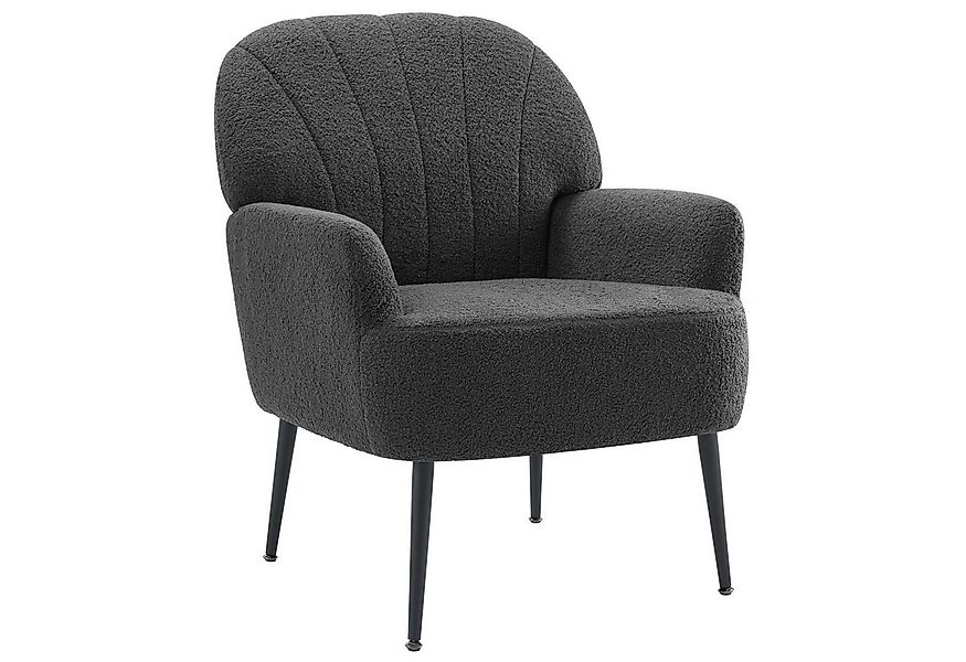 Intimate WM Heart Sessel Einzelsessel, Retro Fernsehsessel mit Metallbeinen günstig online kaufen