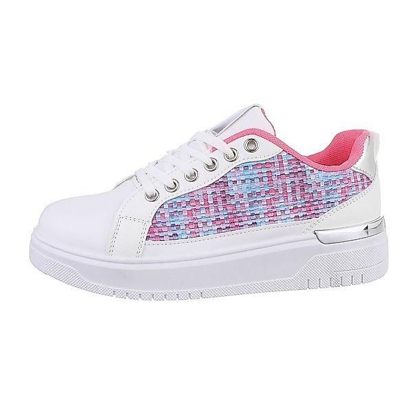 Ital-Design Damen Low-Top Freizeit Sneaker Keilabsatz/Wedge günstig online kaufen