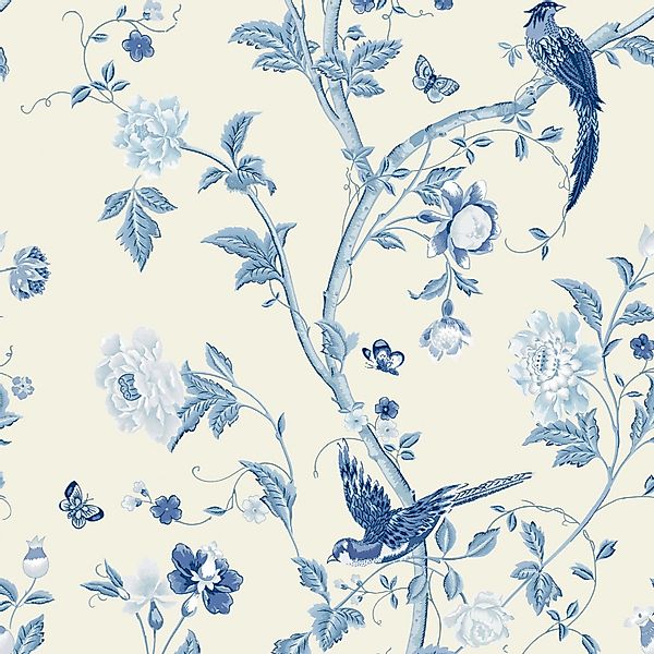 LAURA ASHLEY Vliestapete Summer Palace, gemustert, günstig online kaufen