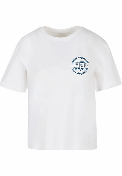 Miss Tee T-Shirt "Miss Tee Damen Daily Espresso Tee" 1 Stk. günstig online kaufen