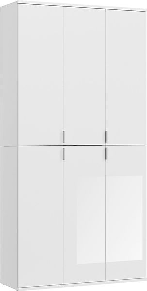 Home affaire Garderoben-Set "Trondheim, 91 cm, best. aus 2 Schränken, 6 Tür günstig online kaufen