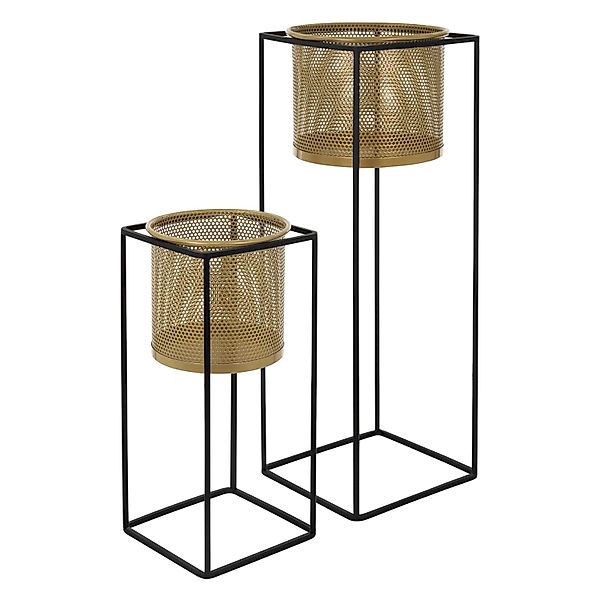 ML-DESIGN Blumenständer Pflanzenständer Set aus Metall günstig online kaufen