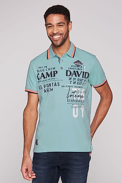 CAMP DAVID Poloshirt, mit Logo Artworks günstig online kaufen