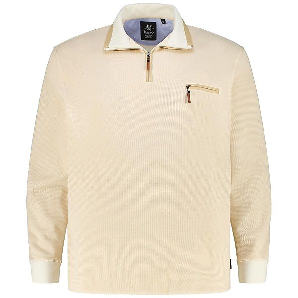 Hajo Sweatshirt "Stay Fresh", bügelfrei Farbe beige Größe: 6XL günstig online kaufen