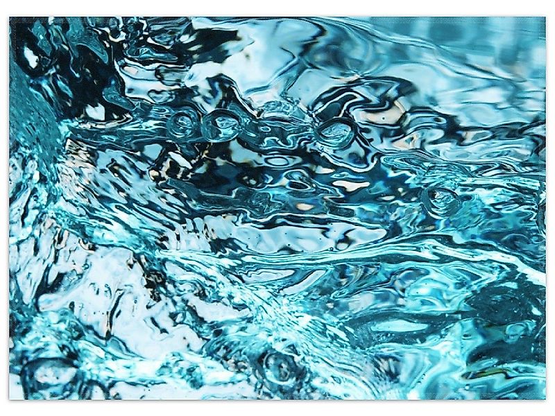 Wallario Teppich Frisches blaues Wasser in günstig online kaufen