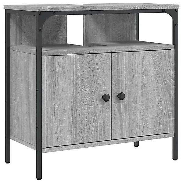 vidaXL Waschbeckenunterschrank Waschbeckenschrank Räuchereiche 60x30x60 cm günstig online kaufen