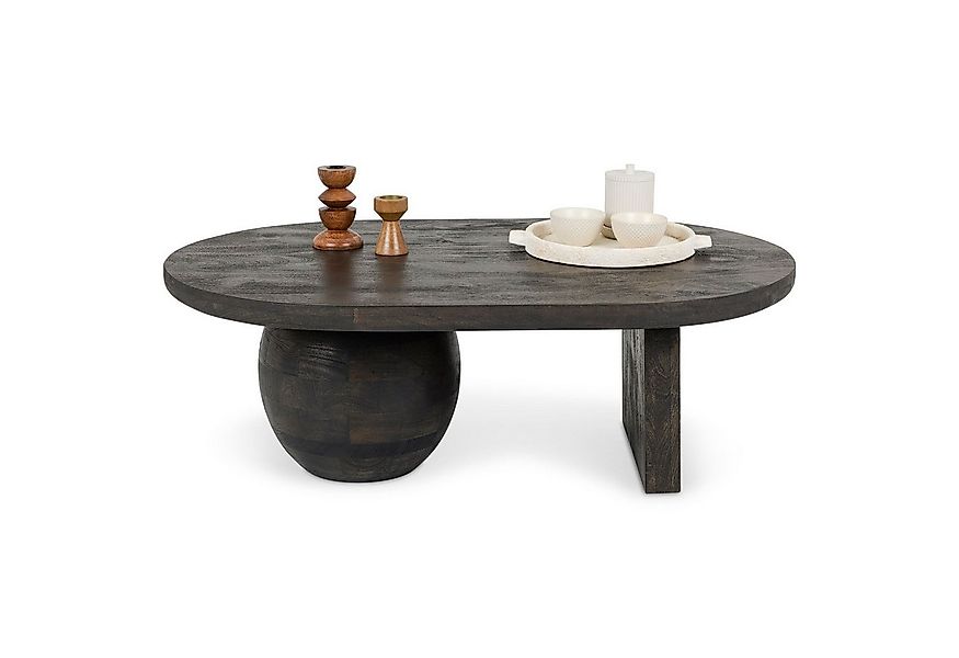 IDIMEX Couchtisch PERLA, Wohnzimmertisch aus massivem Mangoholz mit asymmet günstig online kaufen