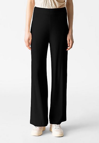 Les Lunes Stoffhose MICHELLE Rib Wide Leg LENZING™ ECOVERO™ Viskose, femini günstig online kaufen