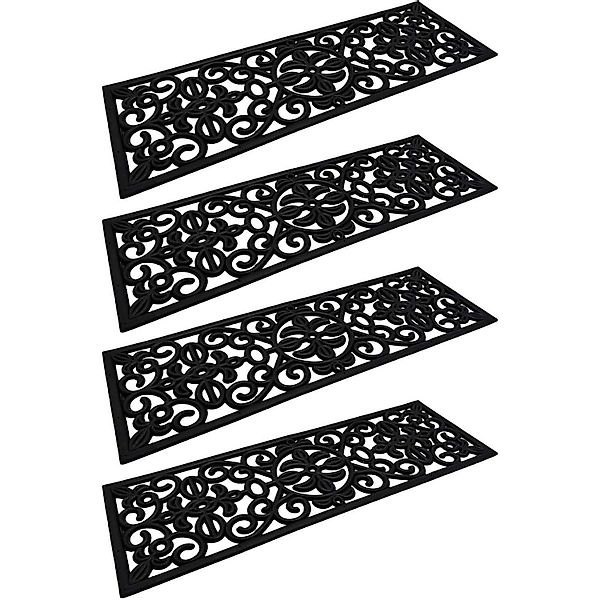 BURI Fußmatte Stufenmatte Gussoptik Treppe Fußmatte günstig online kaufen