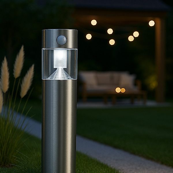 MeLiTec LED Solarleuchte Solar-Gartenleuchte, SO31, Tageslichtweiß, Edelsta günstig online kaufen