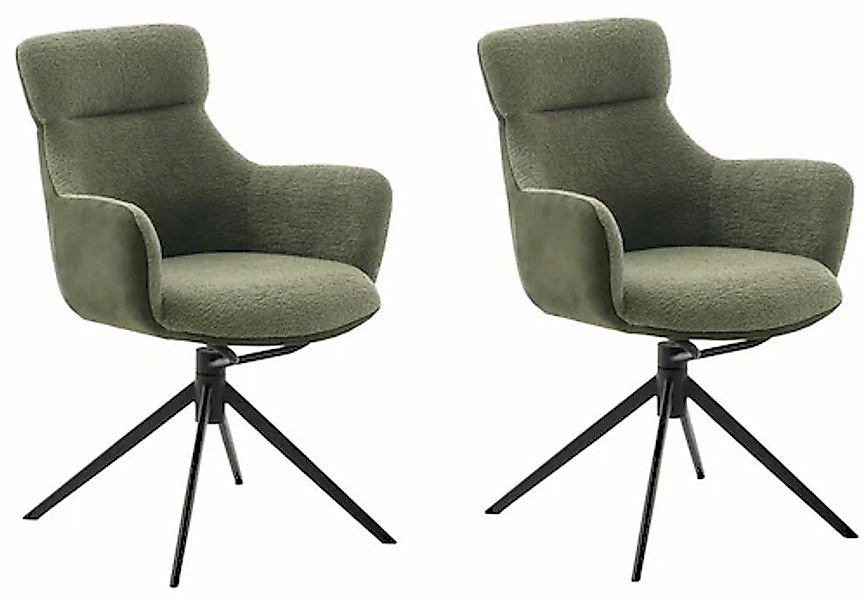 MCA furniture Esszimmerstuhl »PELION« () (2er-Set), drehbar 360°, Dreh- & S günstig online kaufen