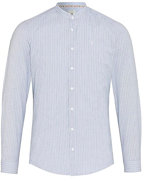 Pure Langarmhemd Stehkragenhemd Slim Fit günstig online kaufen